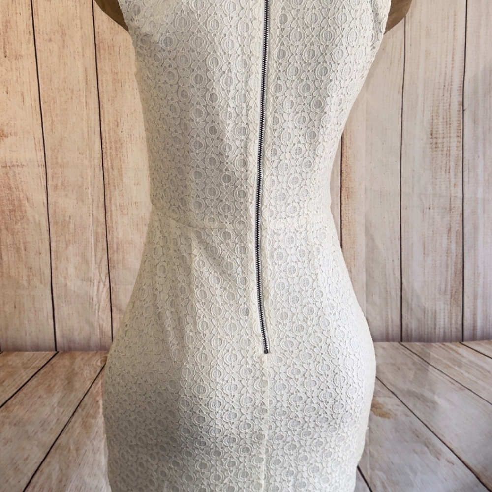 NWT TAHARI ANGEL CREAM WHITE LACE OVERLAY DRESS- Women’s Sz 8 $248​​ - Picture 6 of 12